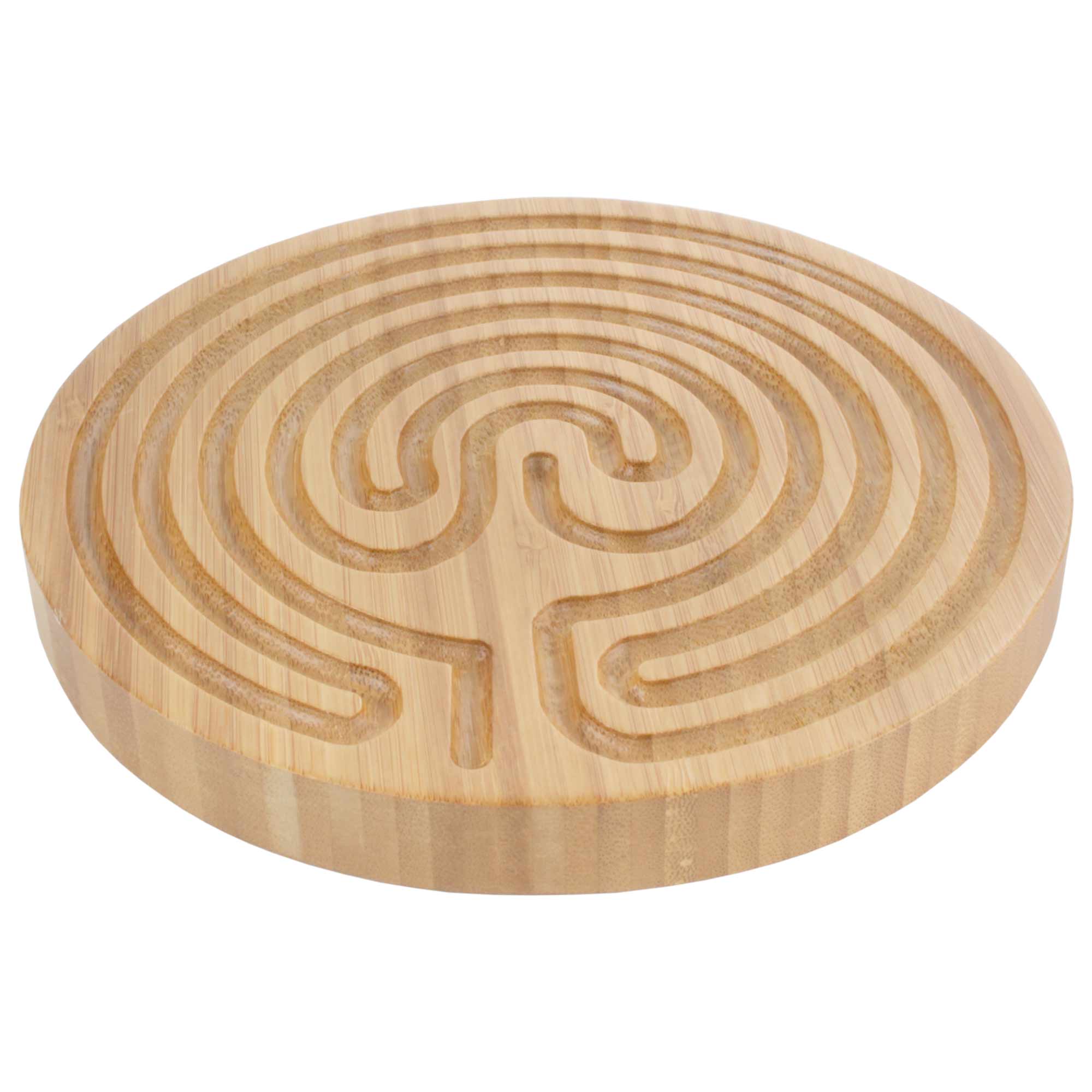 Cretan Style 7 Circuit 6” Bamboo Finger Labyrinth  - Image 3