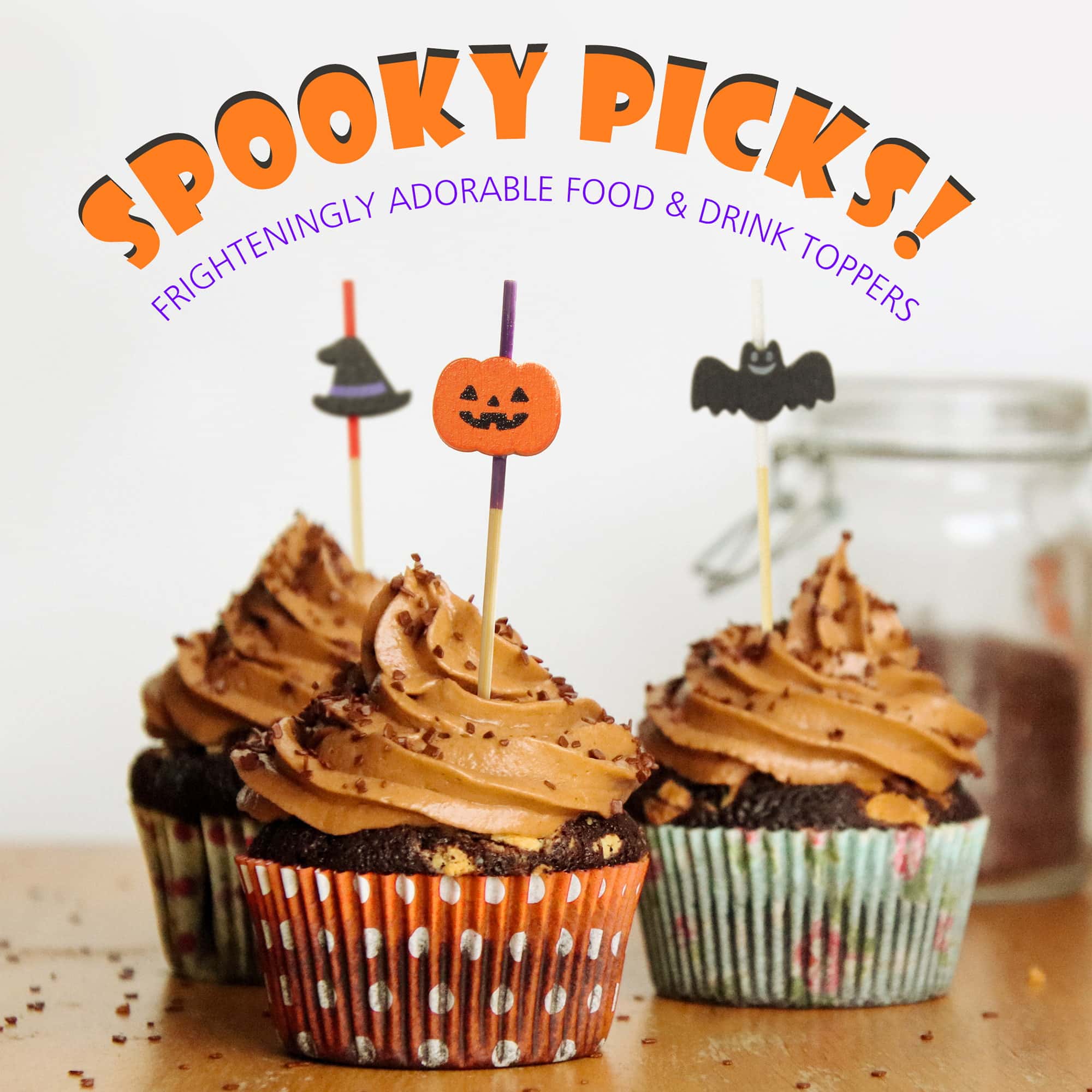 Halloween Assorted Bamboo Food Picks - Image 3