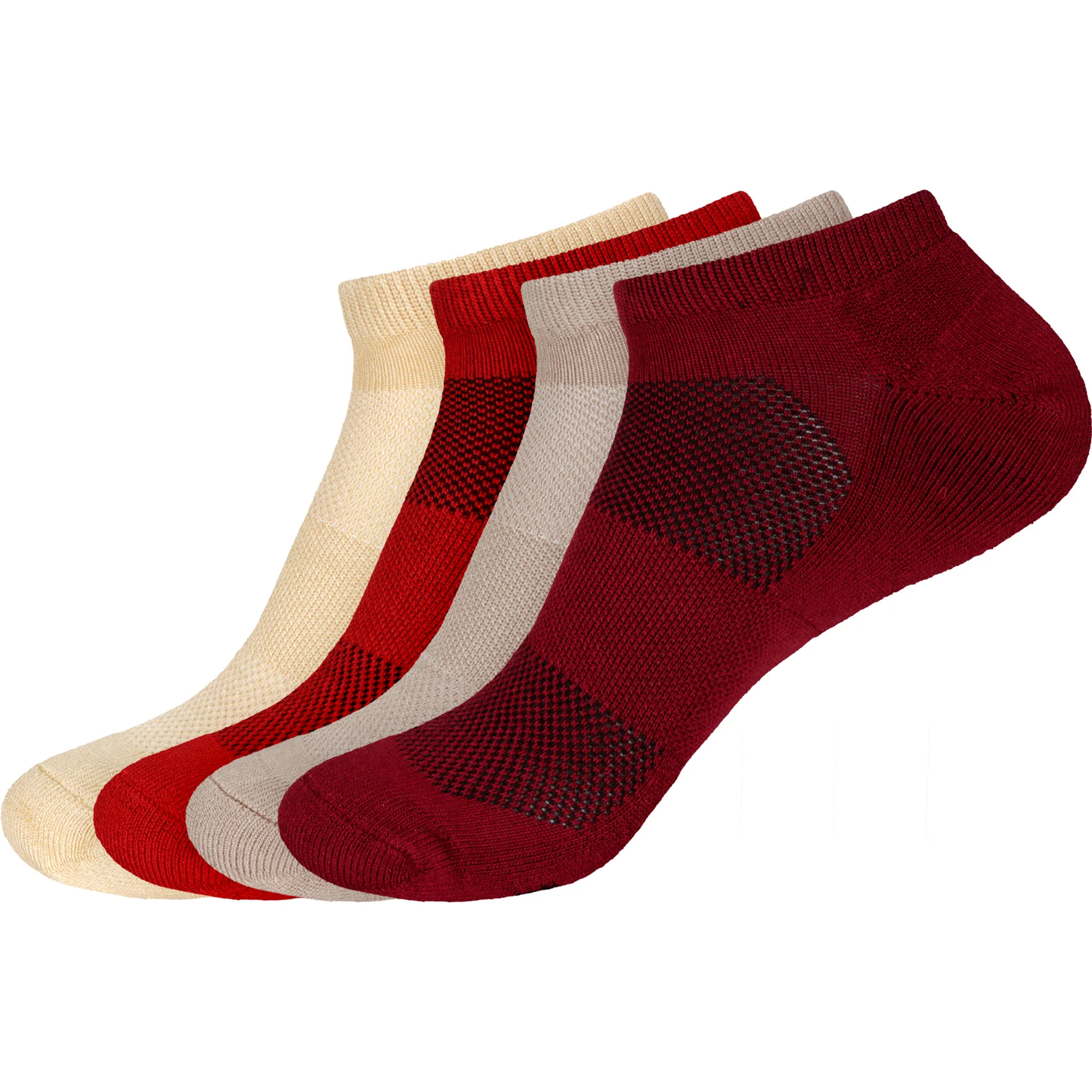 Men's Bamboo Athletic Ankle Socks: 4 Pairs - Image 21