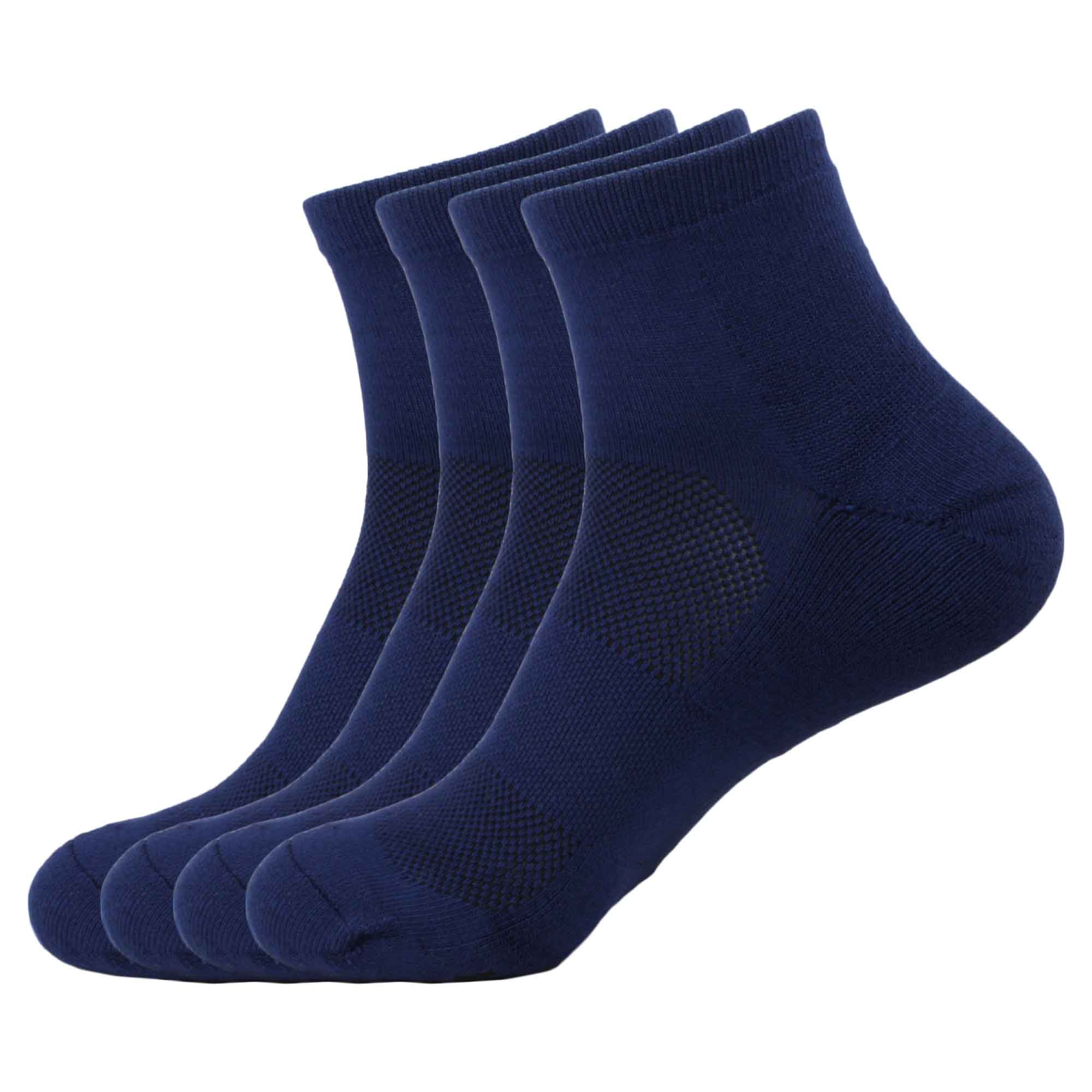 Men's Bamboo Cushioned Athletic Quarter Socks - Image 9