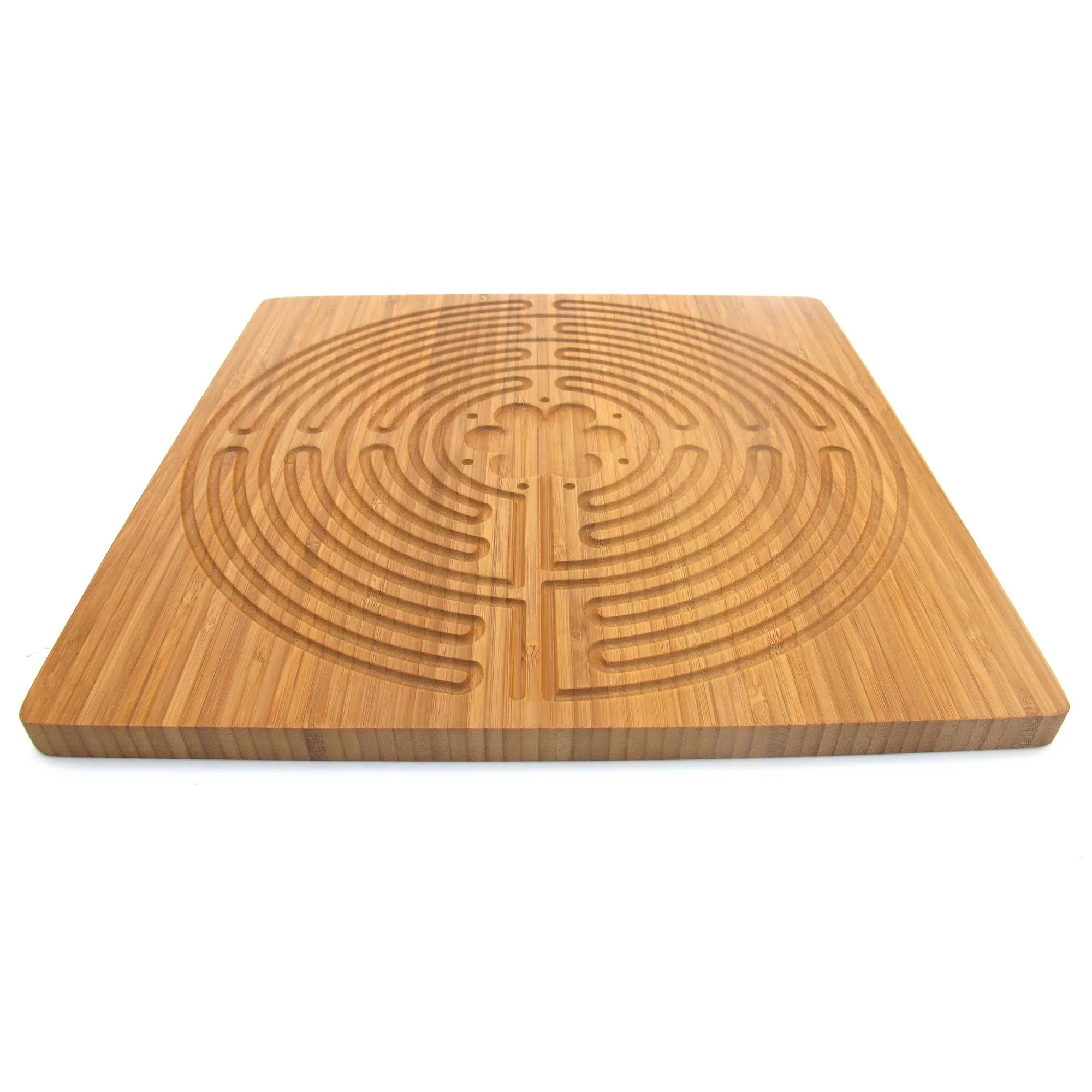 Bamboo Finger Labyrinth 12.5" x 12.5" Square 7 and 11 Circuit Cretan and Chartres Style - Image 6