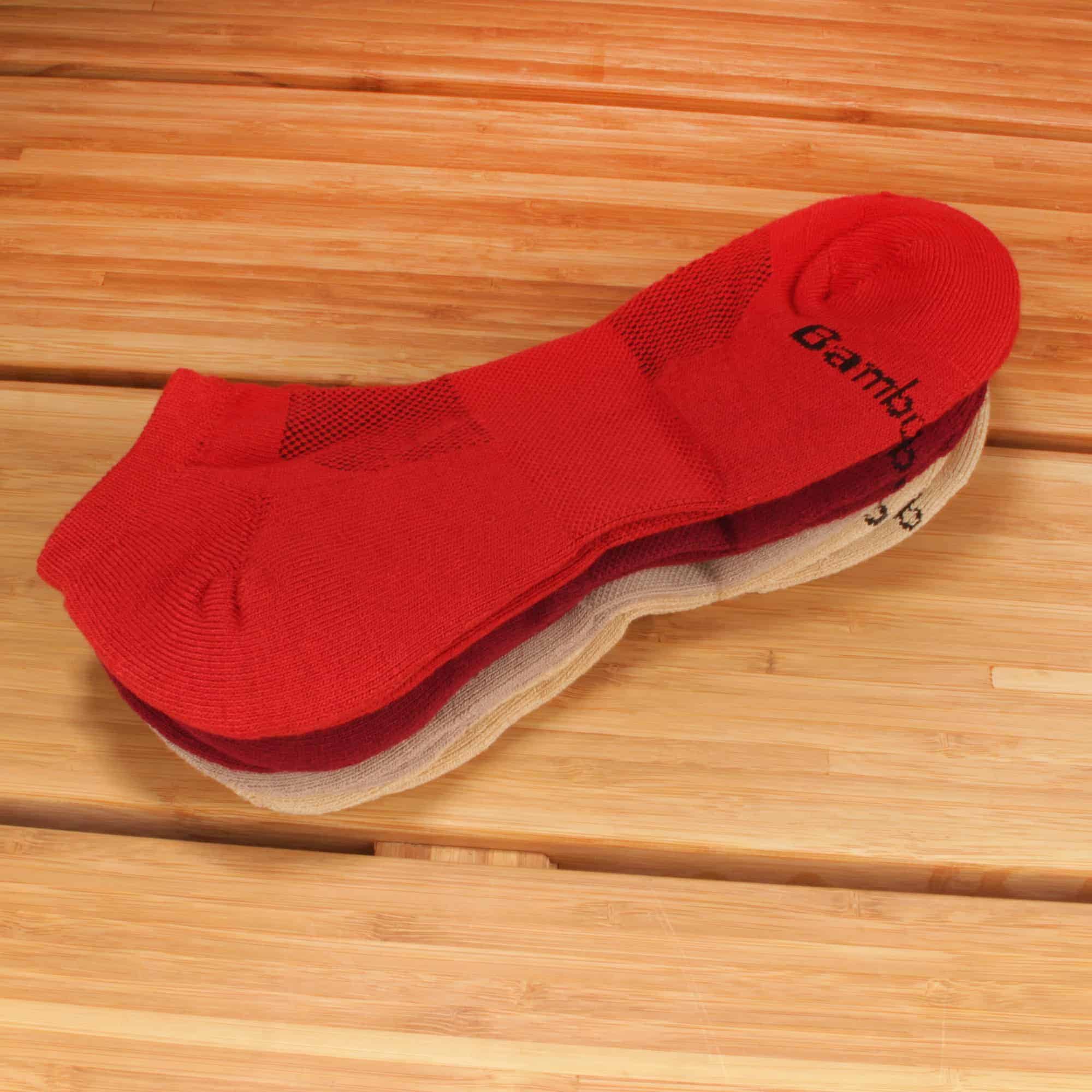 Women's Bamboo Athletic Ankle Socks: 4 Pairs - Image 5