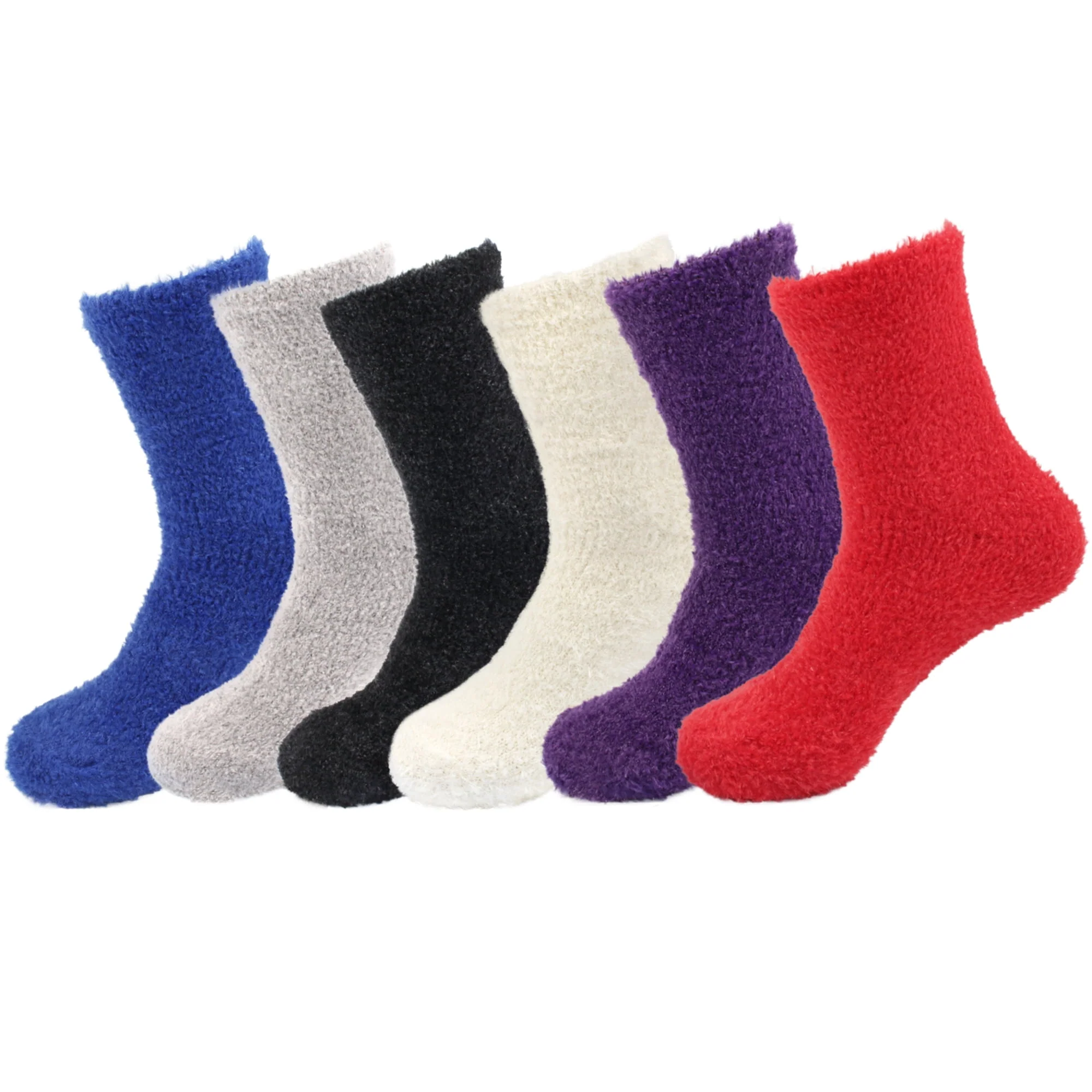 Women's Feather Light Fuzzy Socks - Image 37