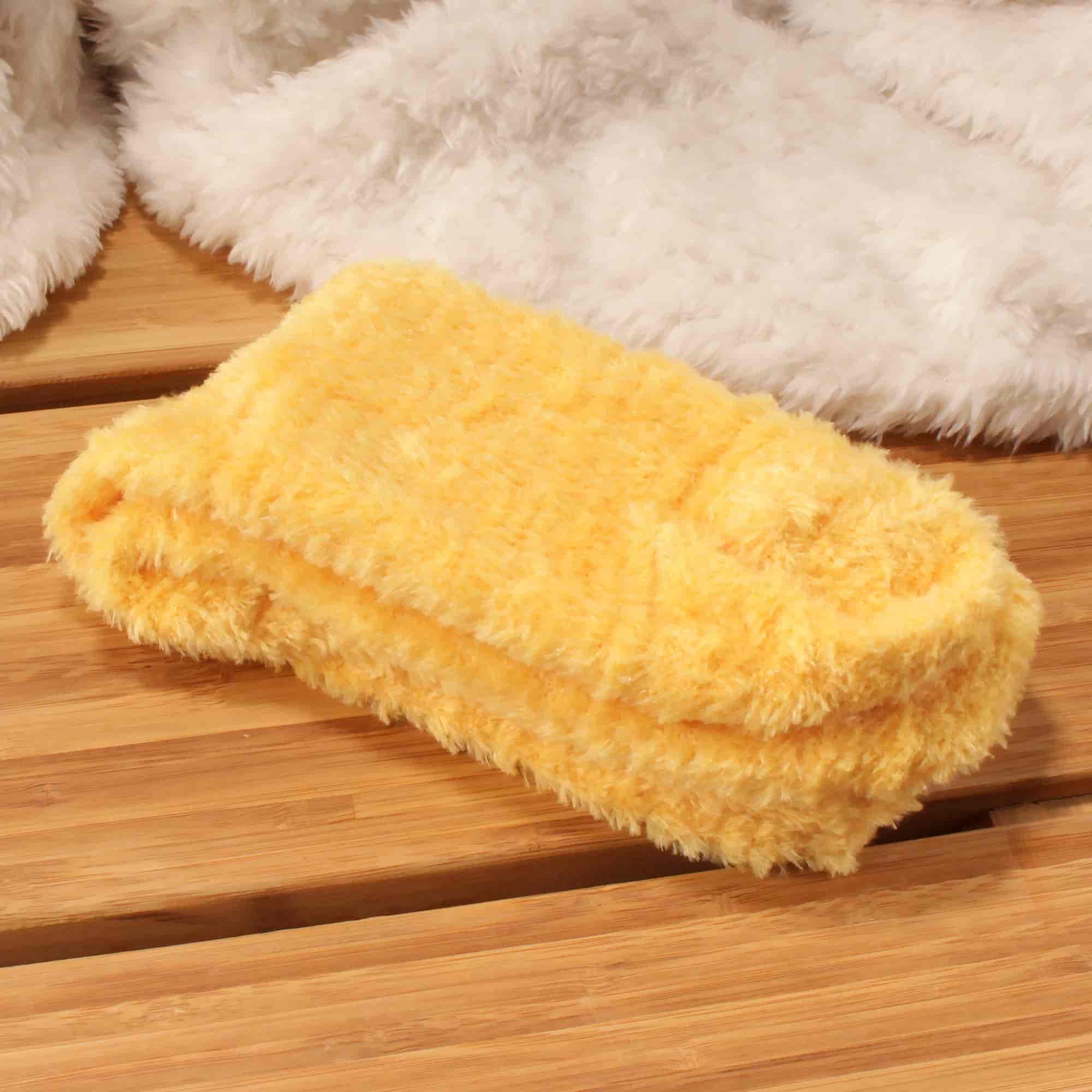 Women's Feather Light Fuzzy Socks - Image 6