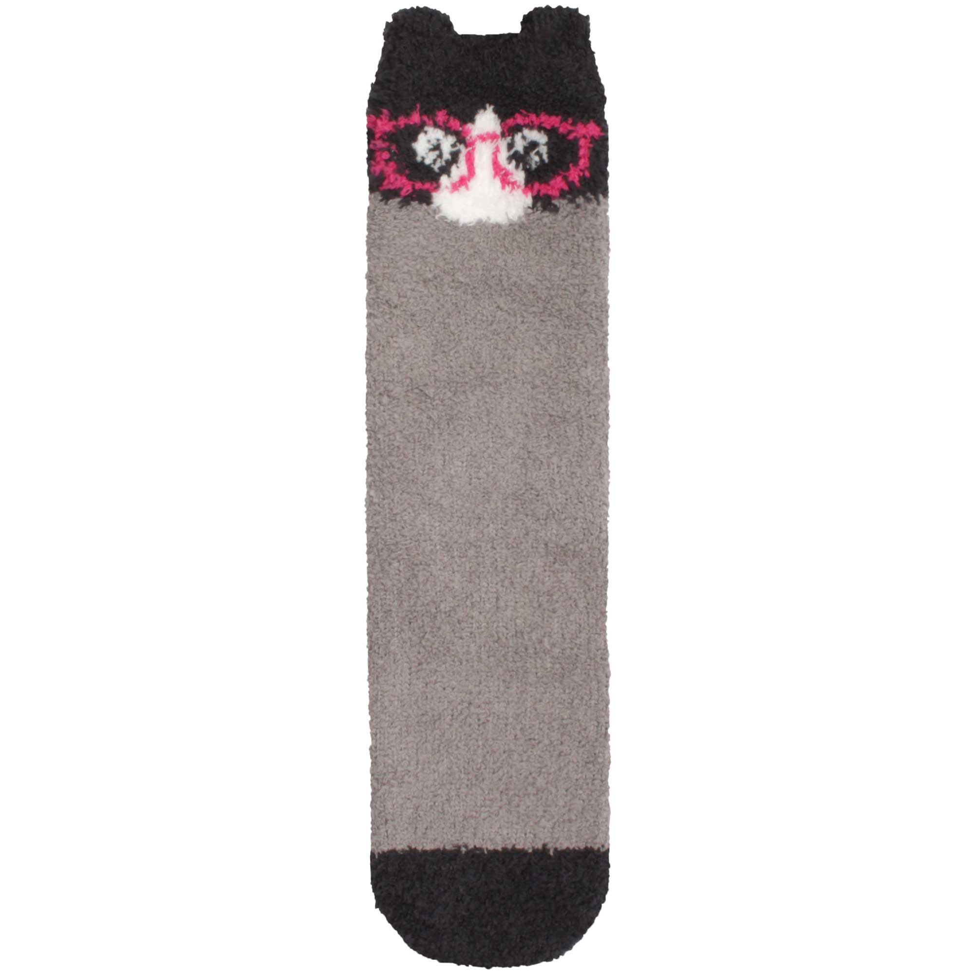 Animal Non-Slip Fuzzy Crew  Socks - Image 9