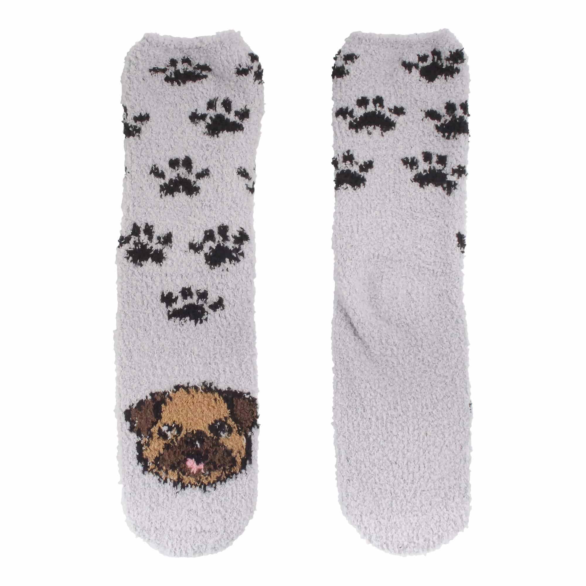Women's Cute Fuzzy Cozy Super Warm Soft Animal Indoor Outdoor Cabin Crew Socks - Image 8