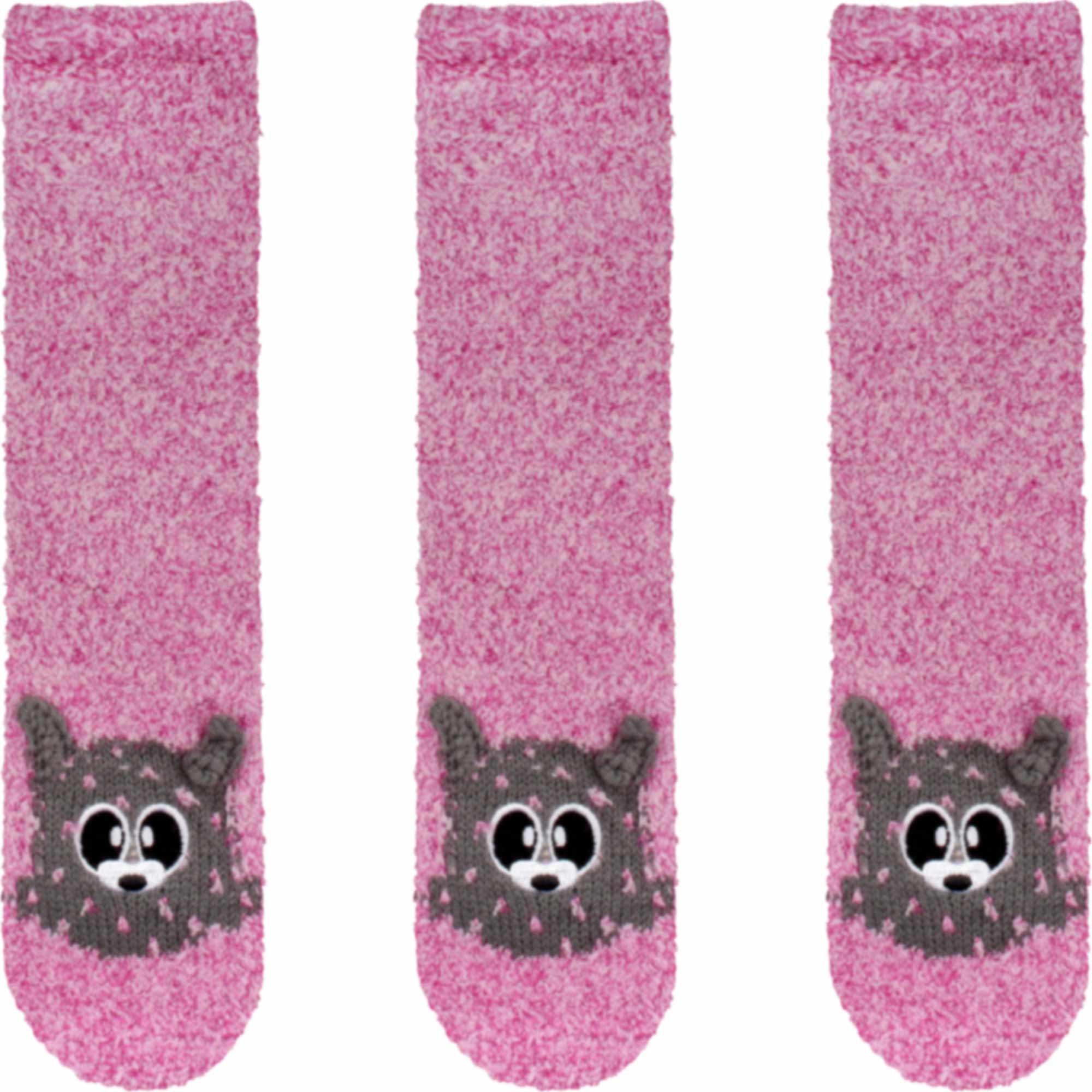 Fuzzy Animal Non-Slip Fuzzy Crew Socks - Image 43