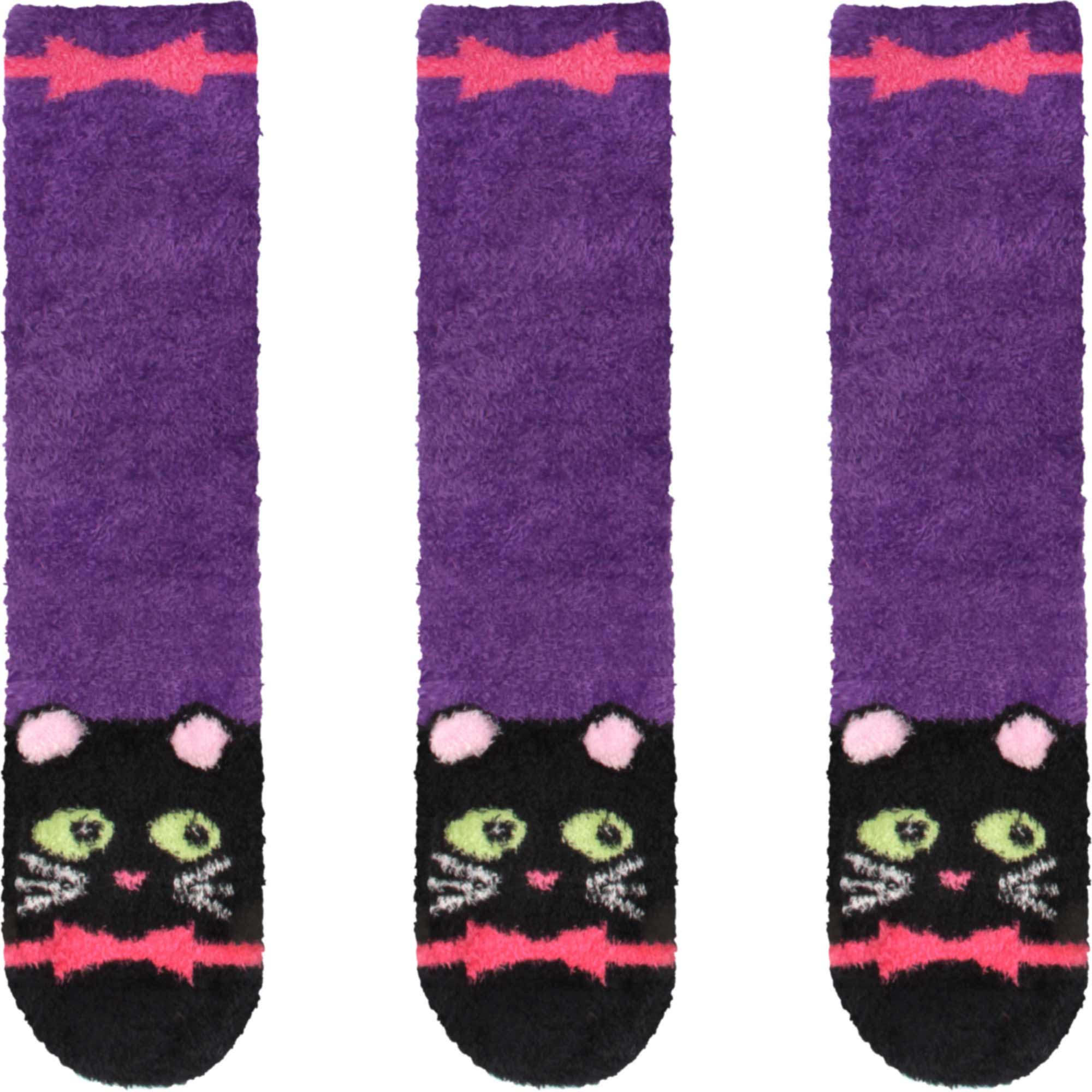 Fuzzy Animal Non-Slip Fuzzy Crew Socks - Image 49