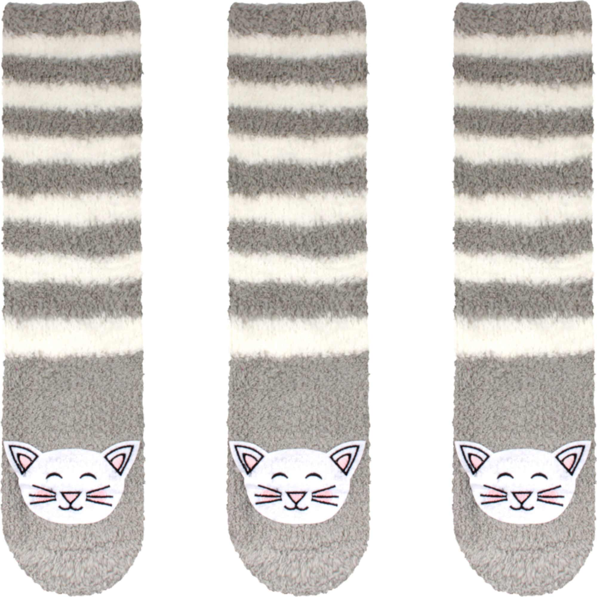 Fuzzy Animal Non-Slip Fuzzy Crew Socks - Image 51