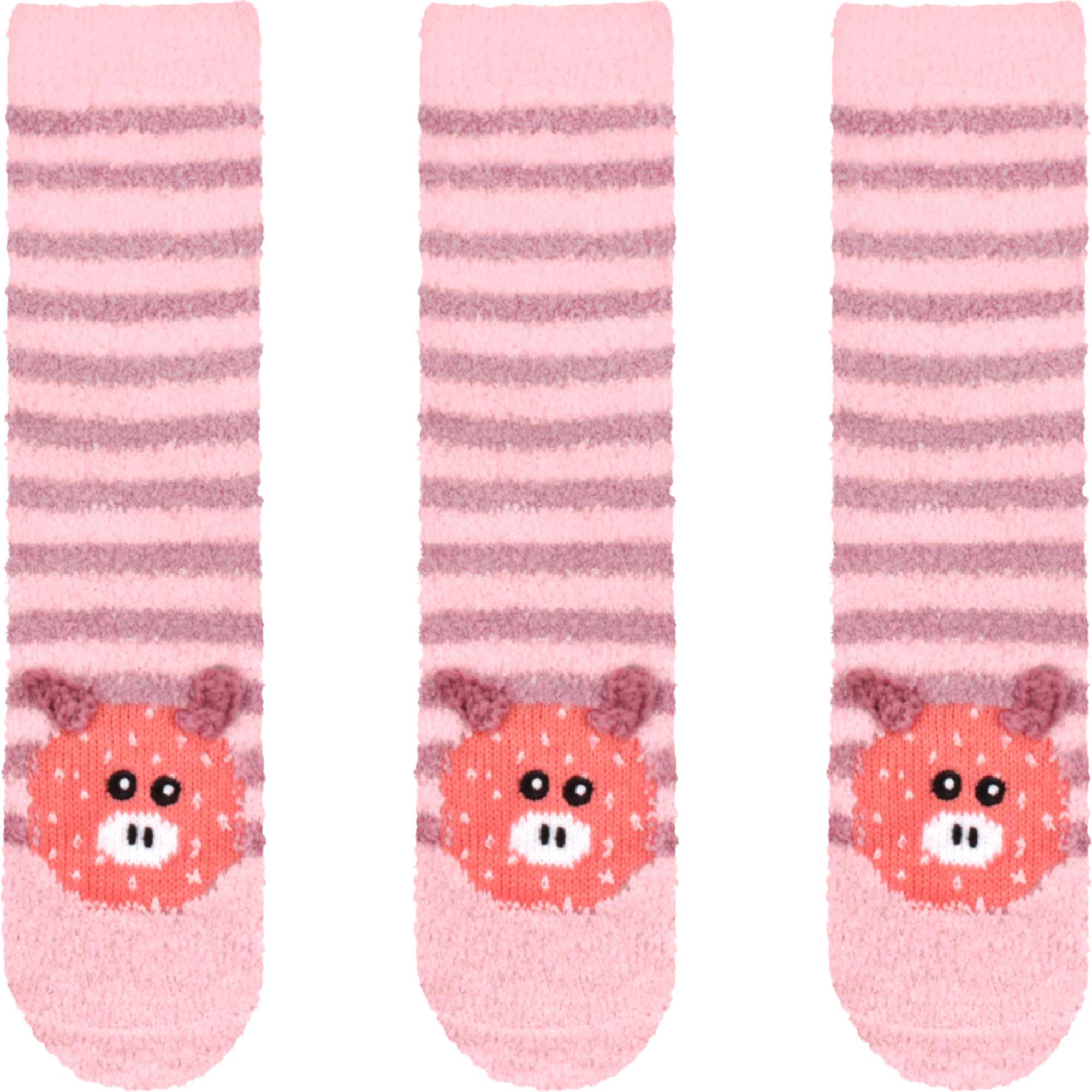 Fuzzy Animal Non-Slip Fuzzy Crew Socks - Image 55
