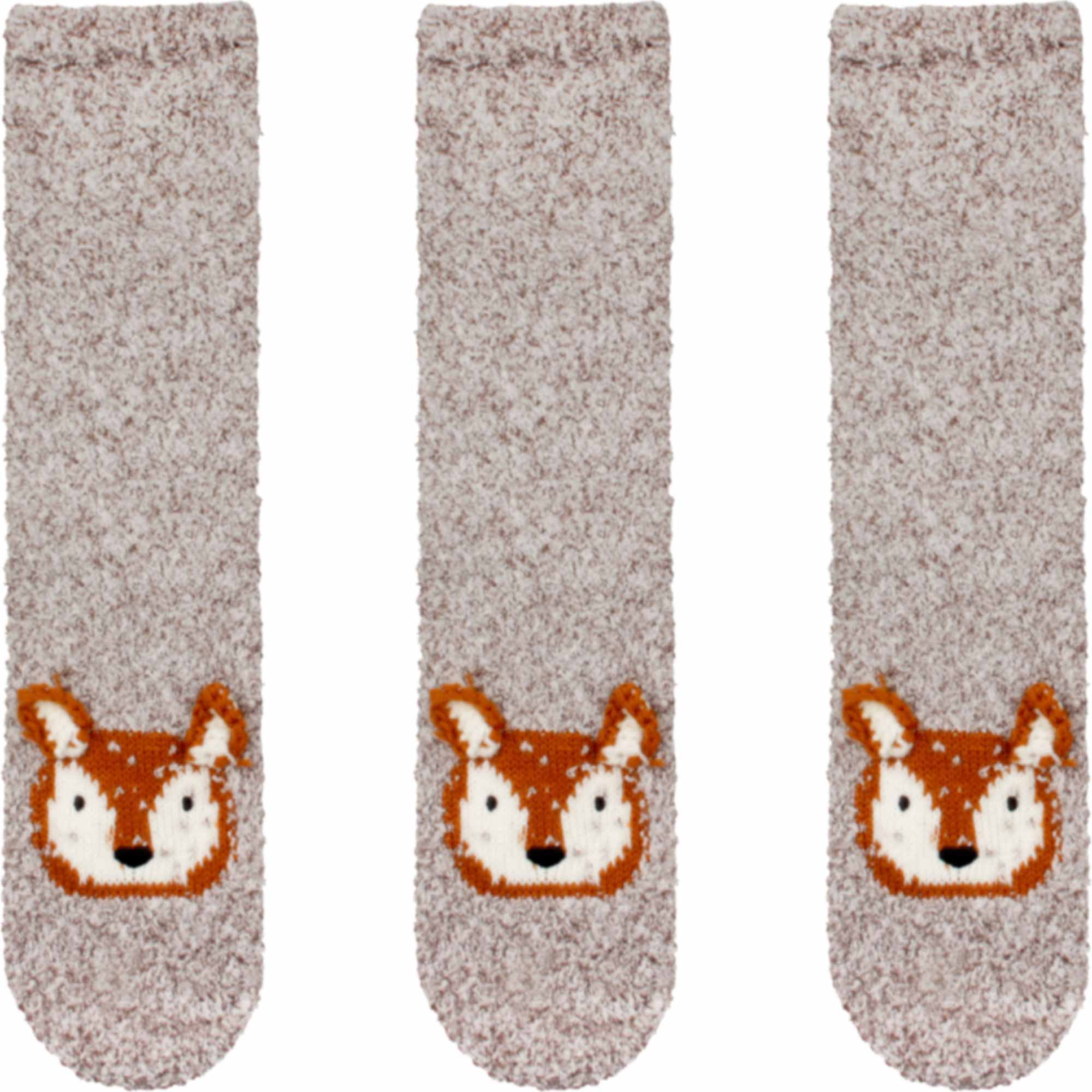 Fuzzy Animal Non-Slip Fuzzy Crew Socks - Image 56