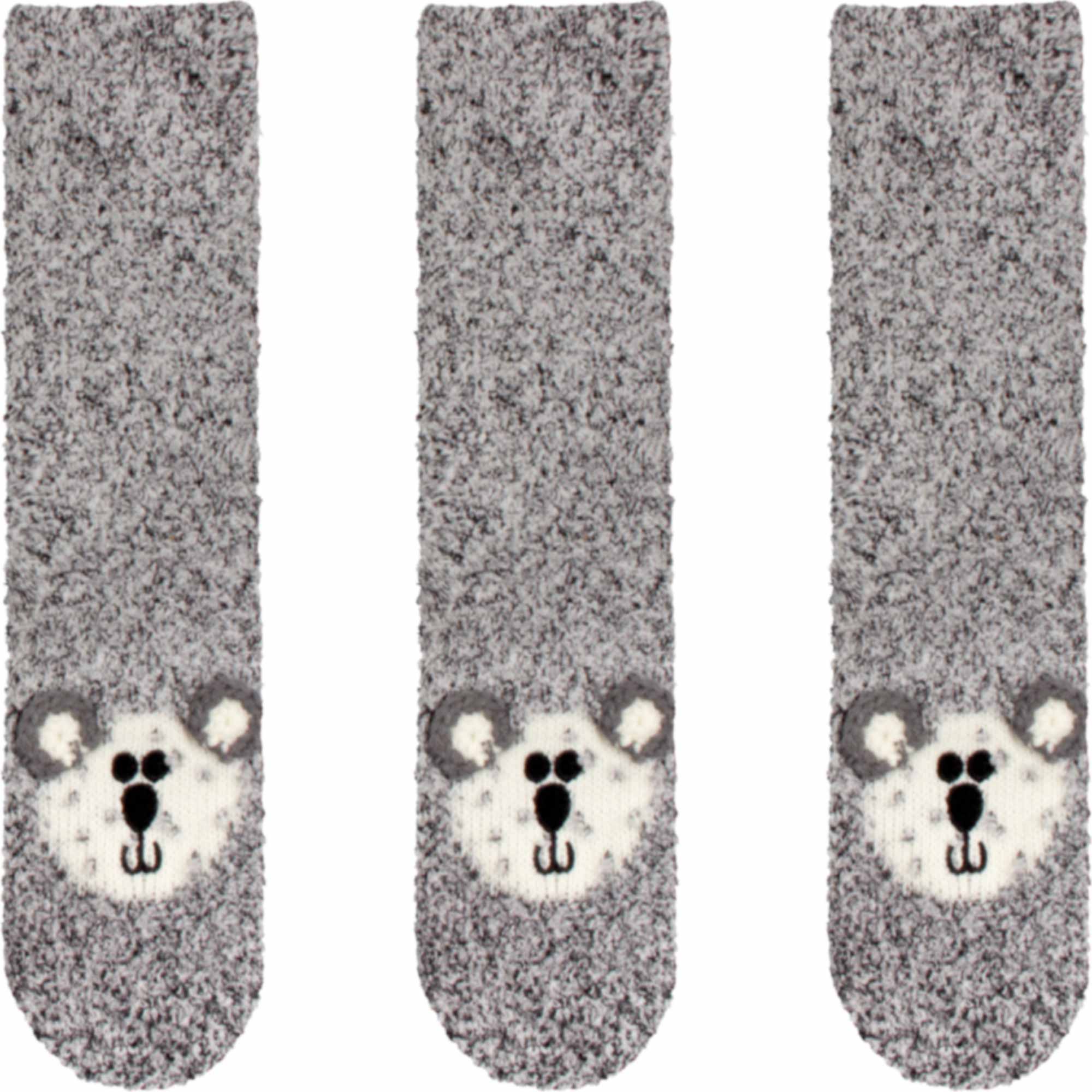 Fuzzy Animal Non-Slip Fuzzy Crew Socks - Image 58