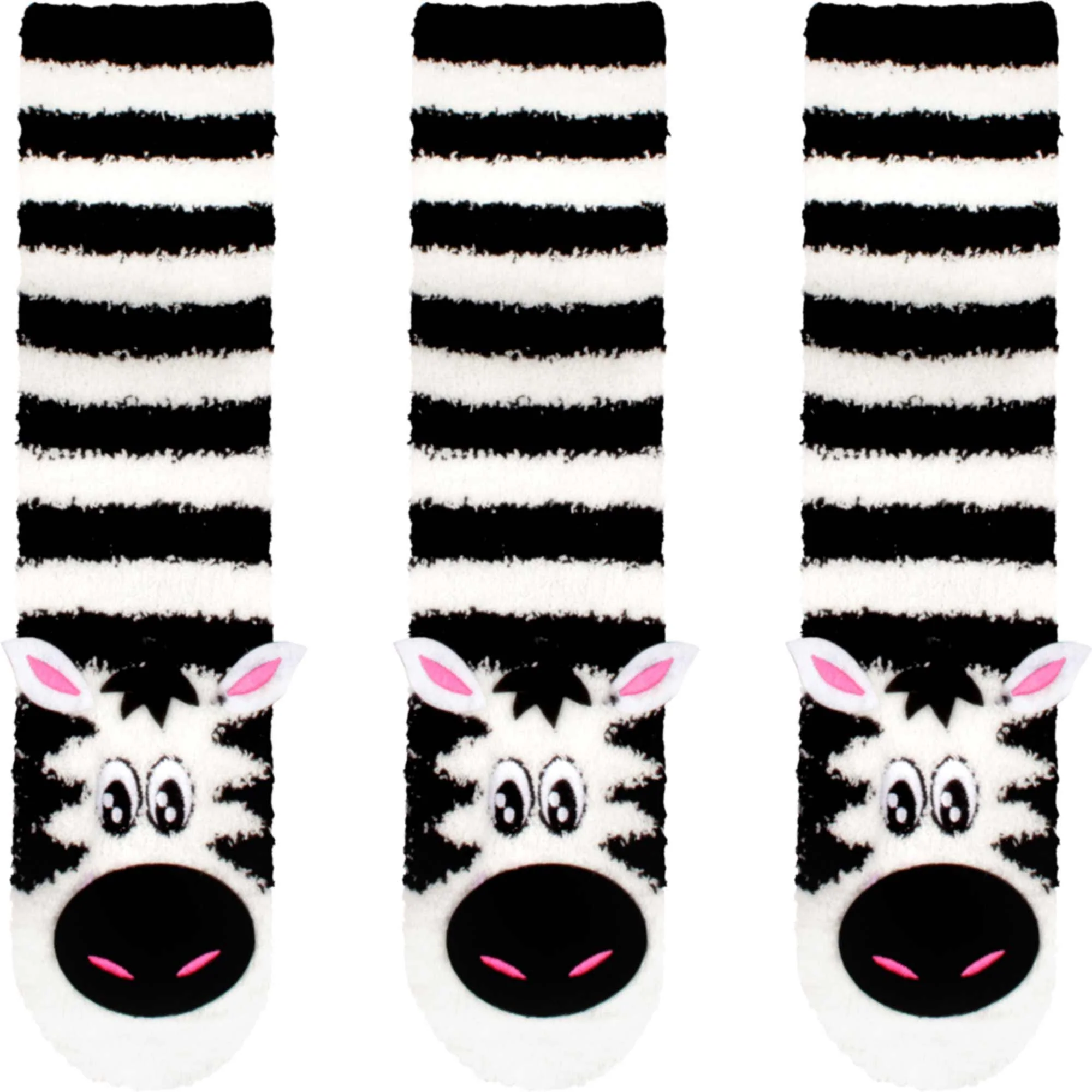 Fuzzy Animal Non-Slip Fuzzy Crew Socks - Image 71